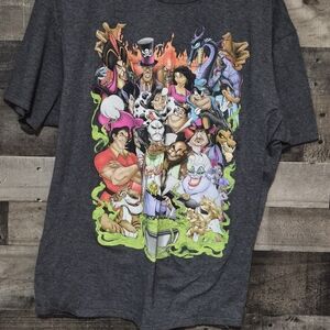Disney Villains Dark Gray T-Shirt